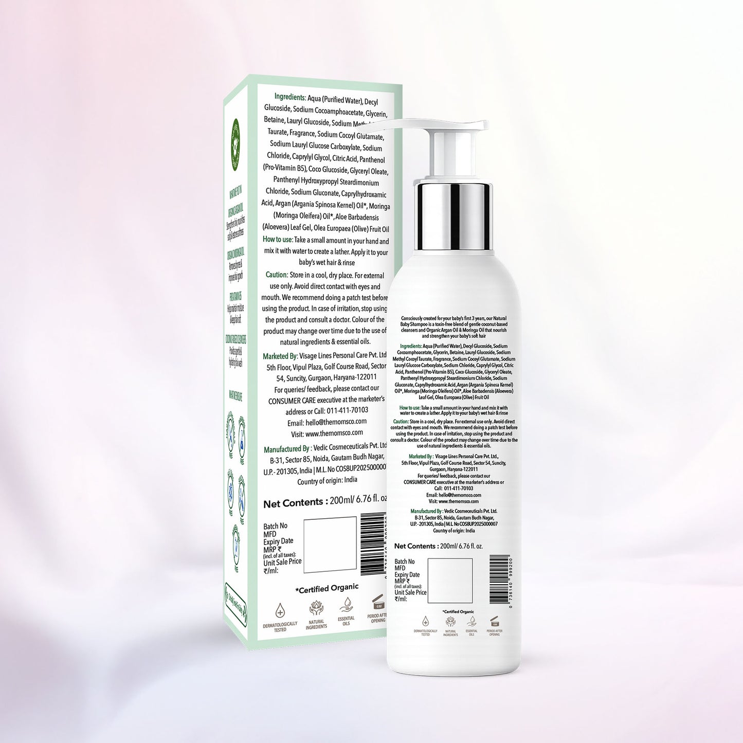 Natural Baby Shampoo - 200ml
