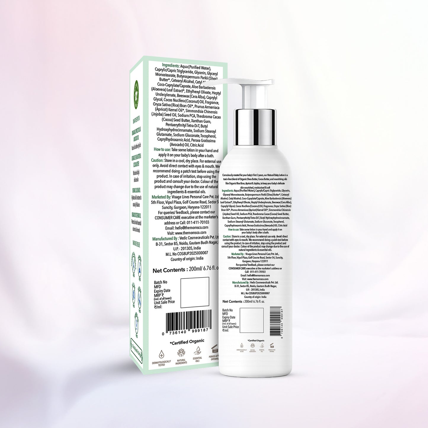 Natural Baby Lotion - 200ml