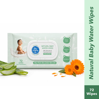 Natural Baby Water Wipes - Pack of 1