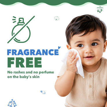 Natural Baby Water Wipes - Pack of 8