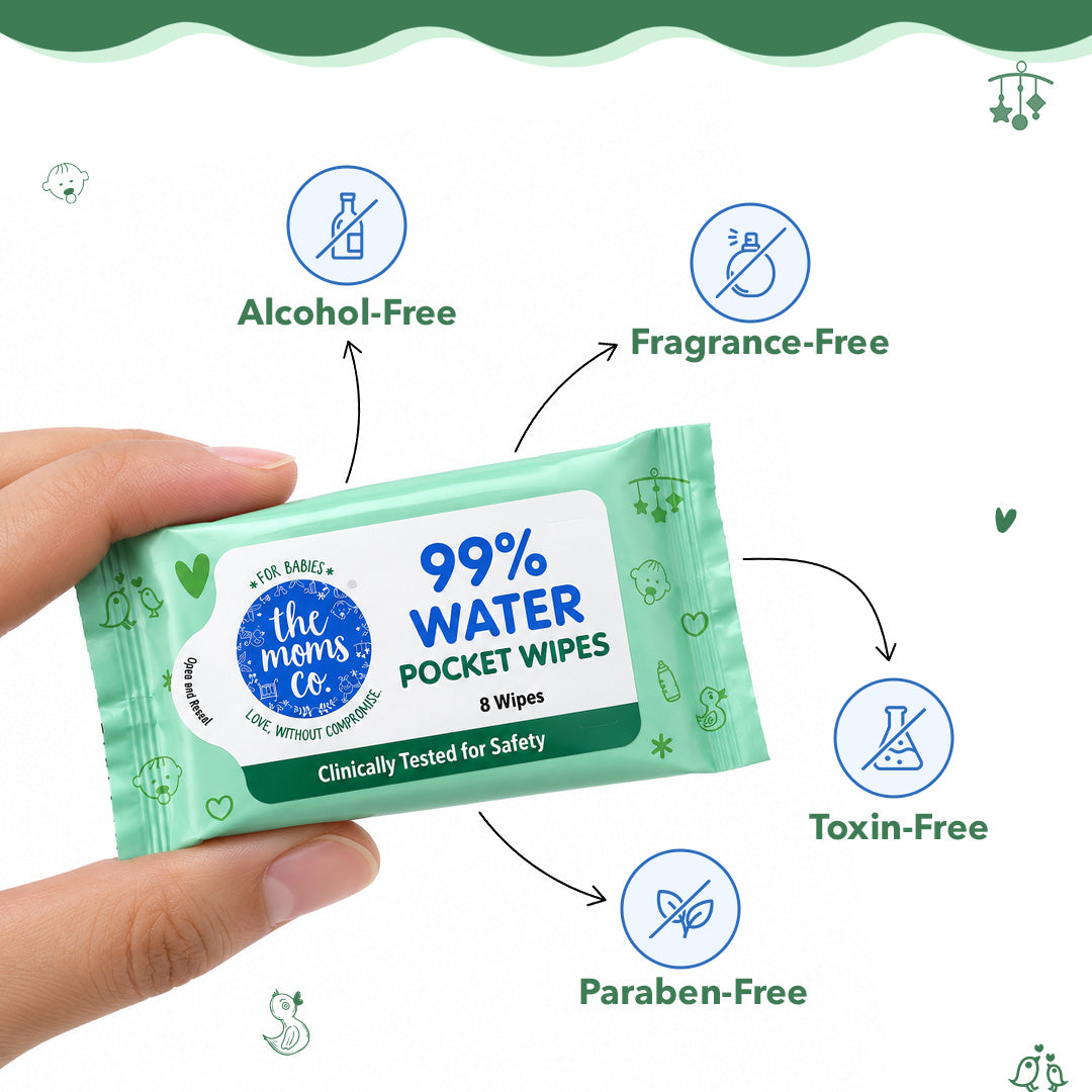 99% Water Pocket Wipes - 2 Packs