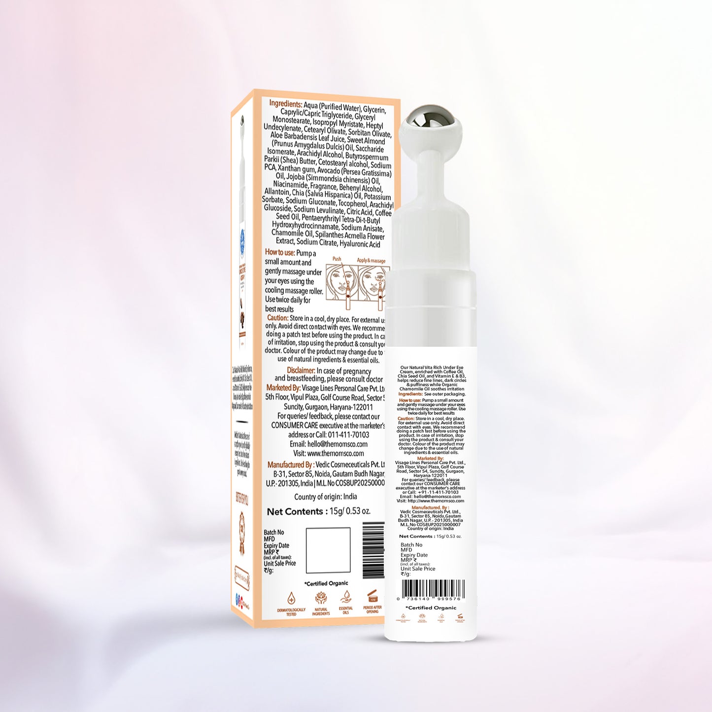 Natural Vita Rich Under Eye Cream - 15gm
