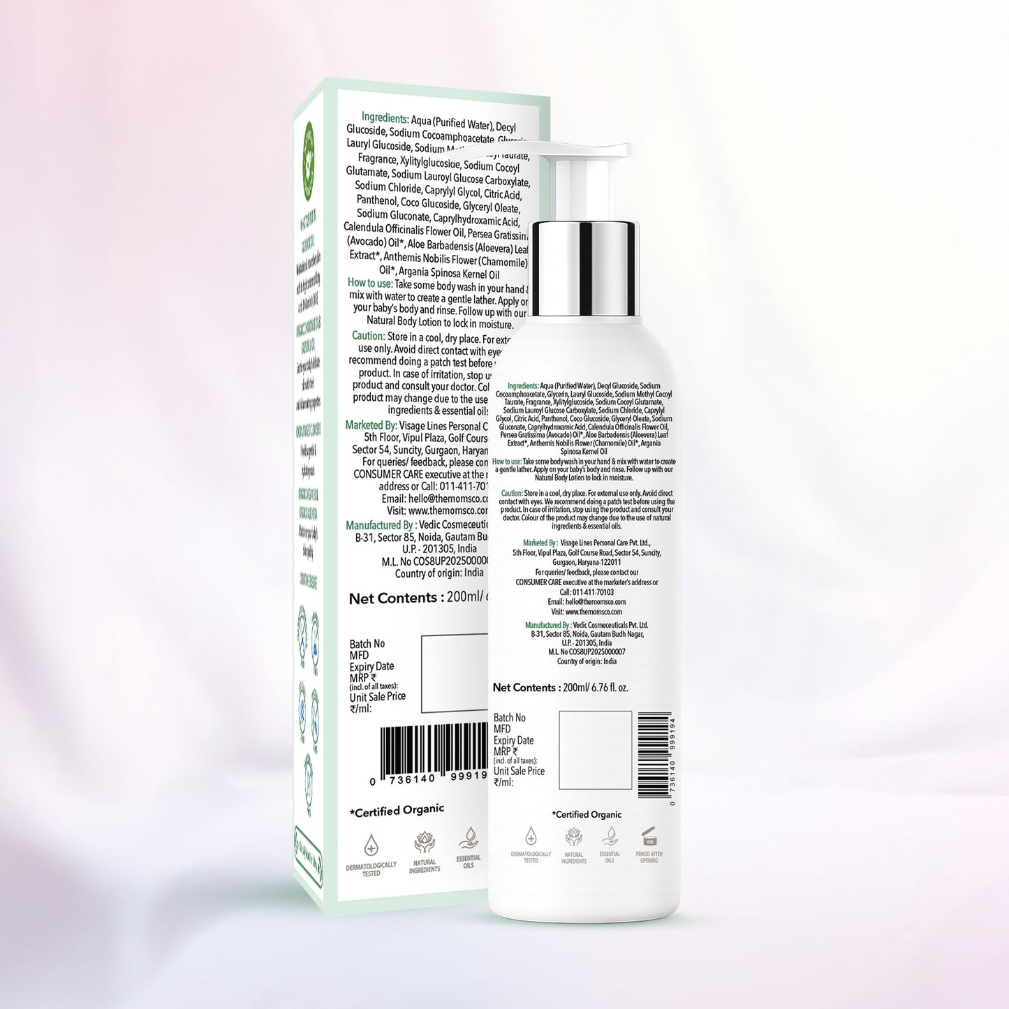 Natural Baby Wash - 200ml