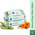 Natural Baby Water Wipes - 2 Packs