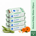 Natural Baby Water Wipes - 4 Packs