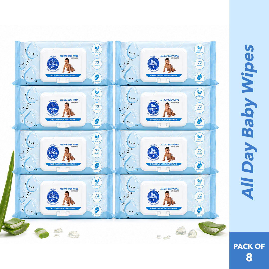 All Day Baby Wipes - Pack of 8