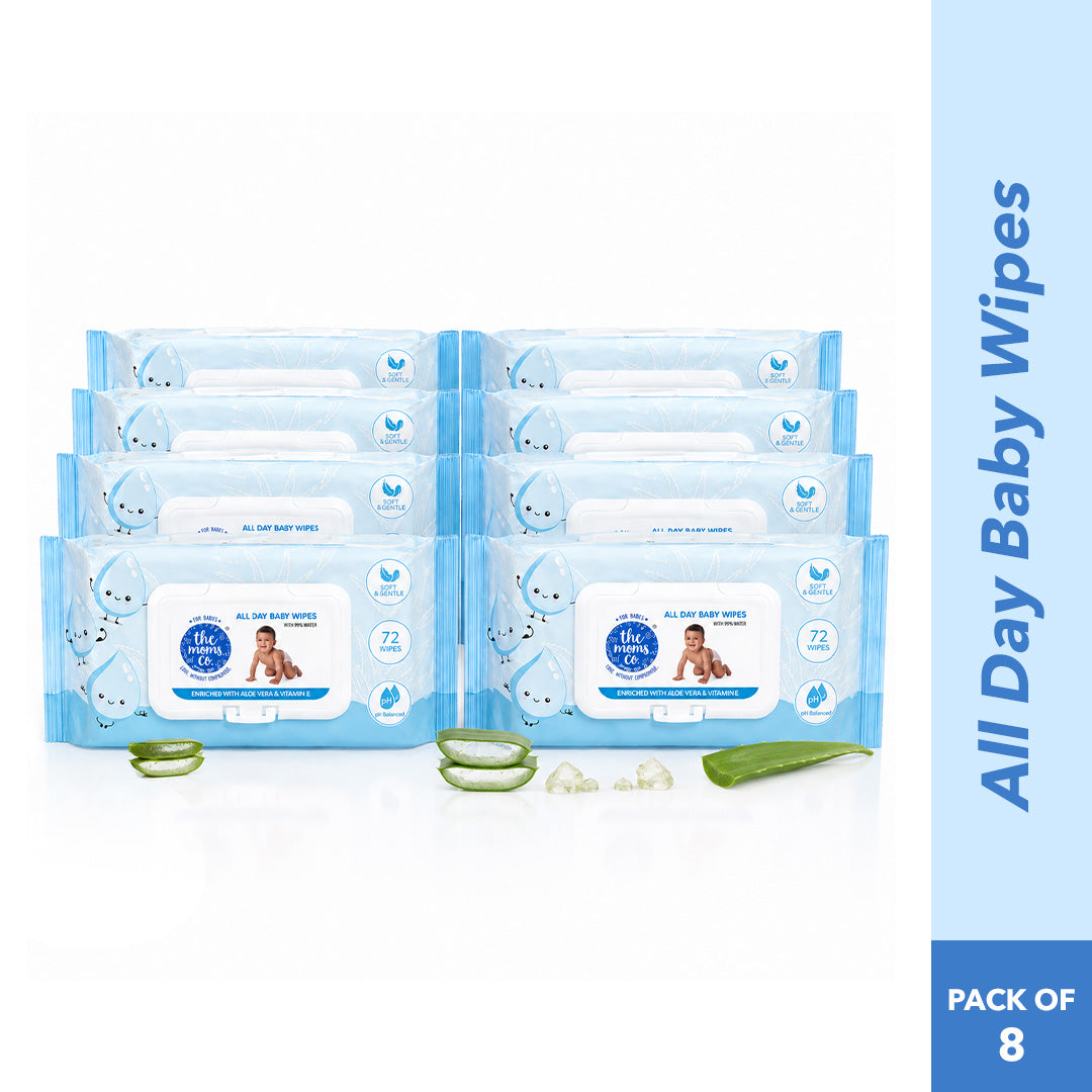 All Day Baby Wipes - Pack of 8