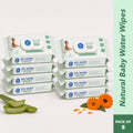 Natural Baby Water Wipes - Pack of 8